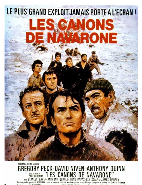 Os Canhões de Navarone : Poster Jack Lee Thompson