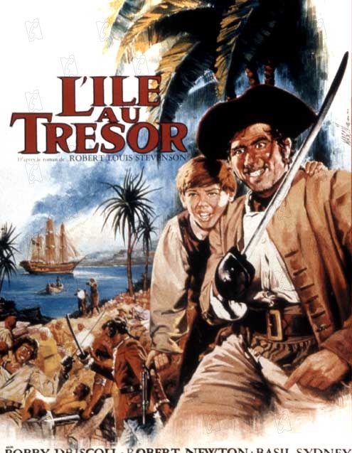 Treasure Island : Poster Robert Newton, Byron Haskin