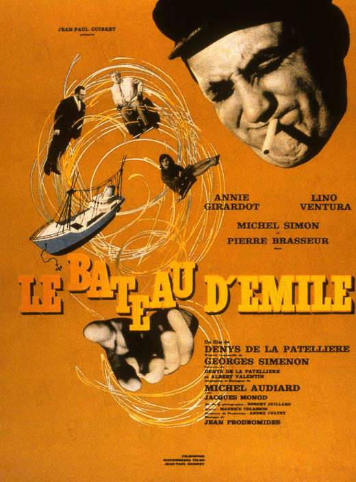 Le Bateau d'Emile : Poster Denys de La Patellière