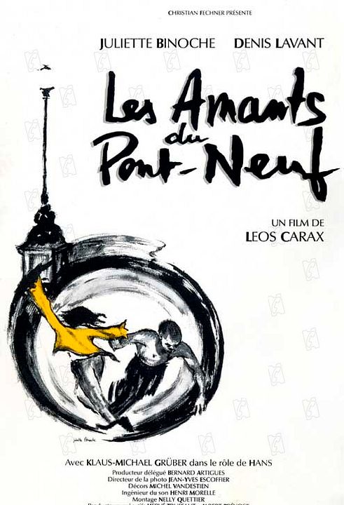 Os Amantes de Pont-Neuf : Poster