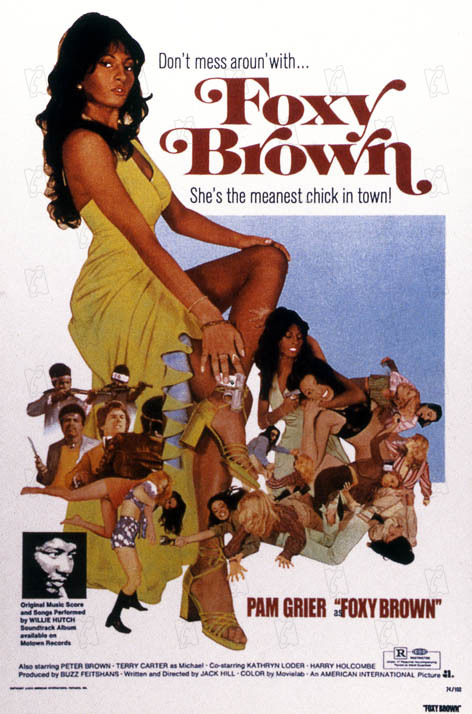 Foxy Brown : Poster Pam Grier, Jack Hill