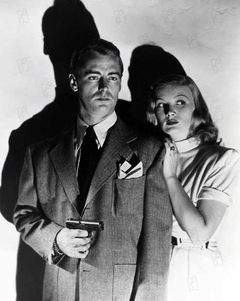 Fotos Alan Ladd, George Marshall, Veronica Lake