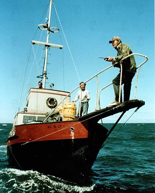 Tubarão : Fotos Roy Scheider, Robert Shaw, Richard Dreyfuss, Steven Spielberg