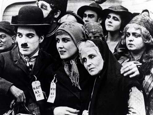 The Immigrant : Fotos Edna Purviance, Charles Chaplin