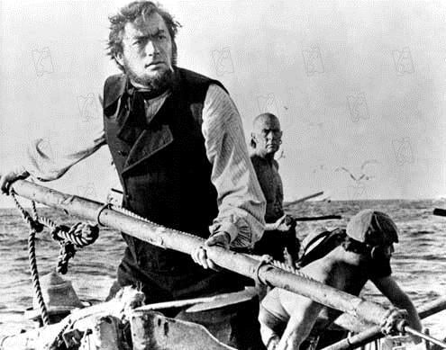 Moby Dick : Fotos Gregory Peck, John Huston