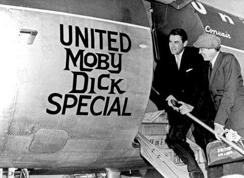 Moby Dick : Fotos John Huston, Gregory Peck