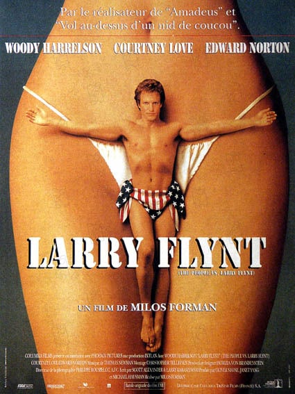 O Povo Contra Larry Flynt : Poster Courtney Love, Milos Forman