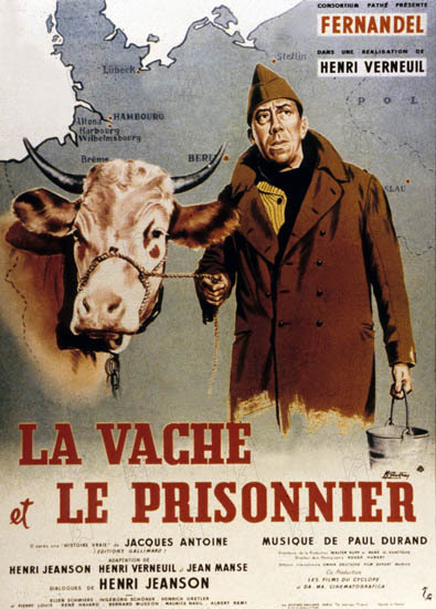 La Vache et le prisonnier : Poster