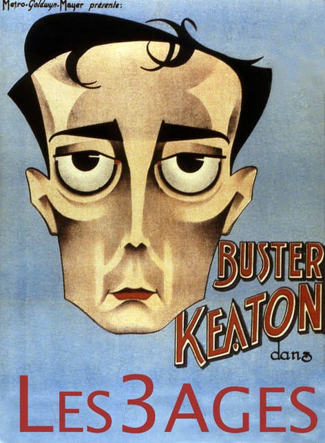 À Antiga e À Moderna : Poster Buster Keaton