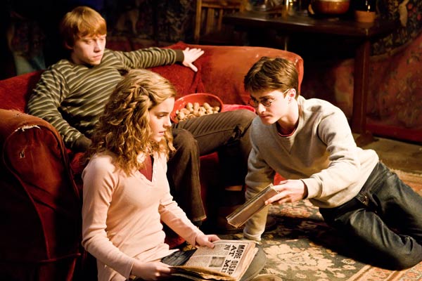 Harry Potter e o Enigma do Príncipe : Fotos Daniel Radcliffe, Rupert Grint, Emma Watson