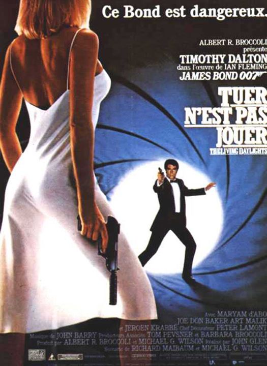 007 - Marcado Para a Morte : Poster Timothy Dalton, John Glen