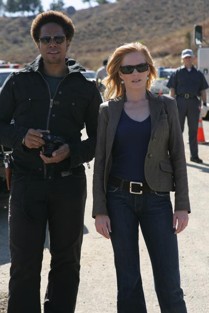 Fotos Marg Helgenberger, Gary Dourdan