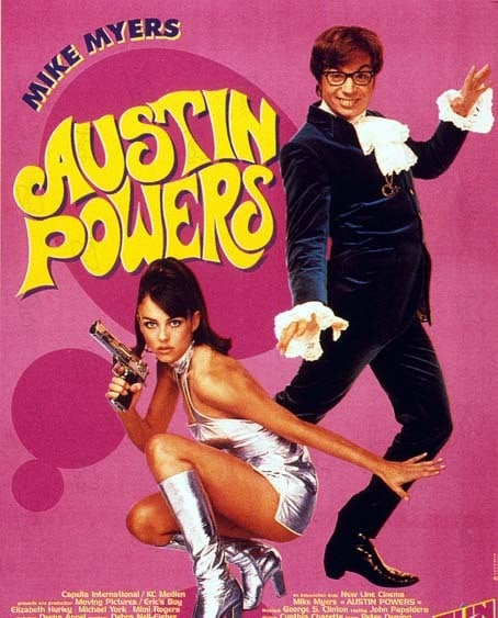 Austin Powers - Um Agente Nada Discreto : Poster