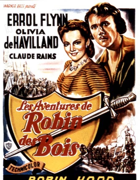 As Aventuras de Robin Hood : Poster Michael Curtiz, Errol Flynn