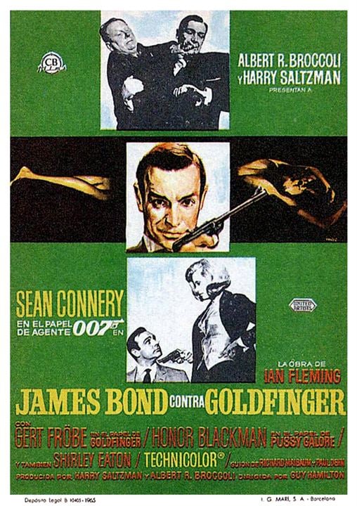 007 Contra Goldfinger : Poster