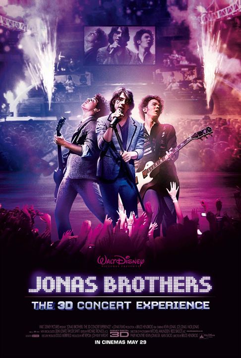 Jonas Brothers 3D: O Show : Poster Joe Jonas, Bruce Hendricks, Kevin Jonas
