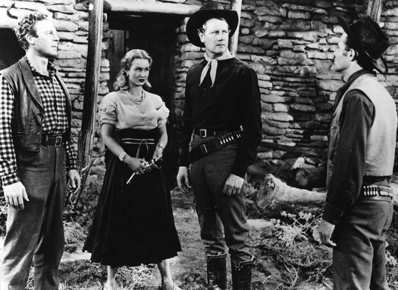 Fotos James Mitchell, Joel McCrea, Virginia Mayo, John Archer