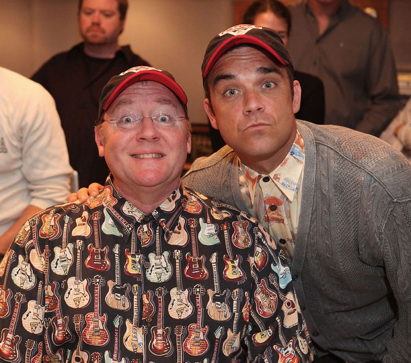 Carros 2 : Revista John Lasseter, Robbie Williams