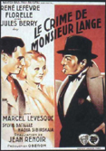 O Crime De Monsieur Lange : Poster