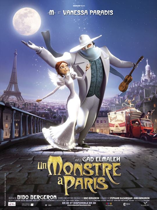 Um Monstro em Paris : Poster Matthieu Chedid