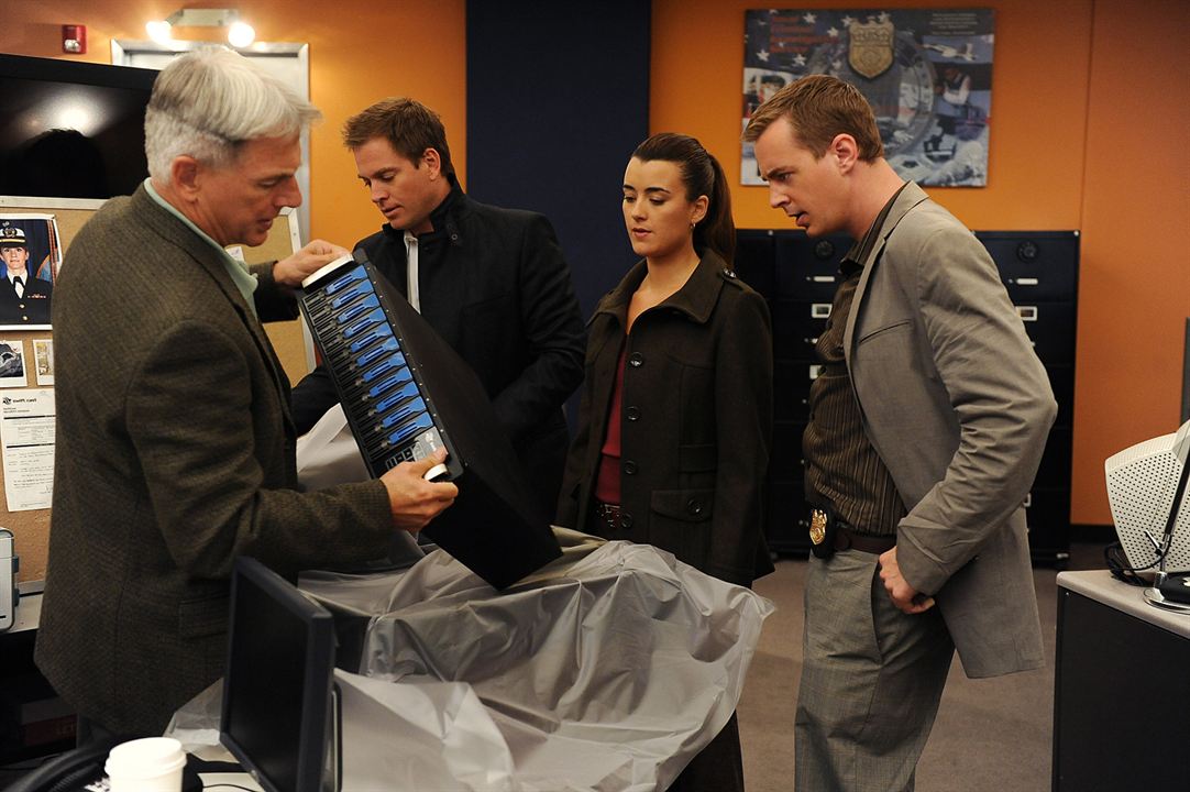 Fotos Cote De Pablo, Mark Harmon, Michael Weatherly, Sean Murray