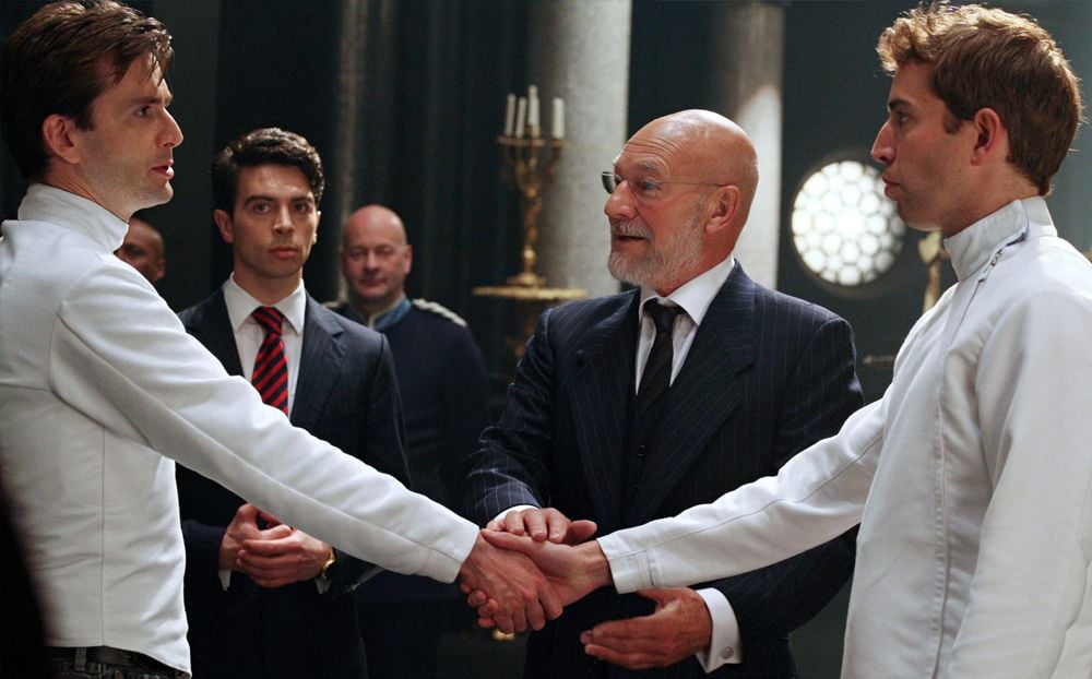 Fotos Patrick Stewart, David Tennant