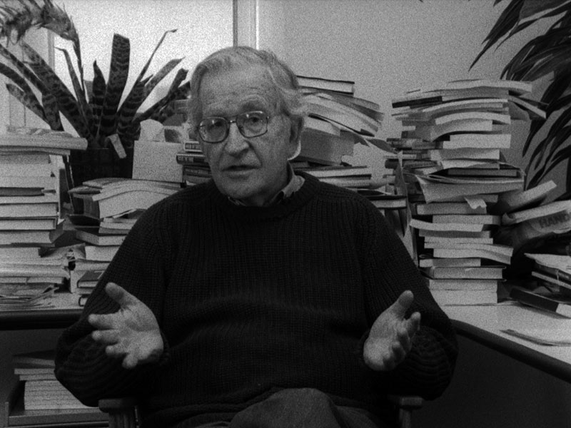 Fotos Noam Chomsky, Richard Brouillette
