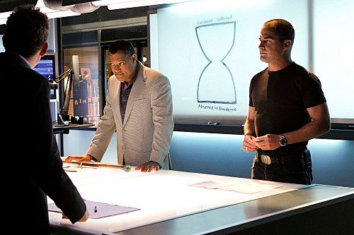 Fotos George Eads, Laurence Fishburne