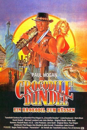 Crocodilo Dundee : Poster