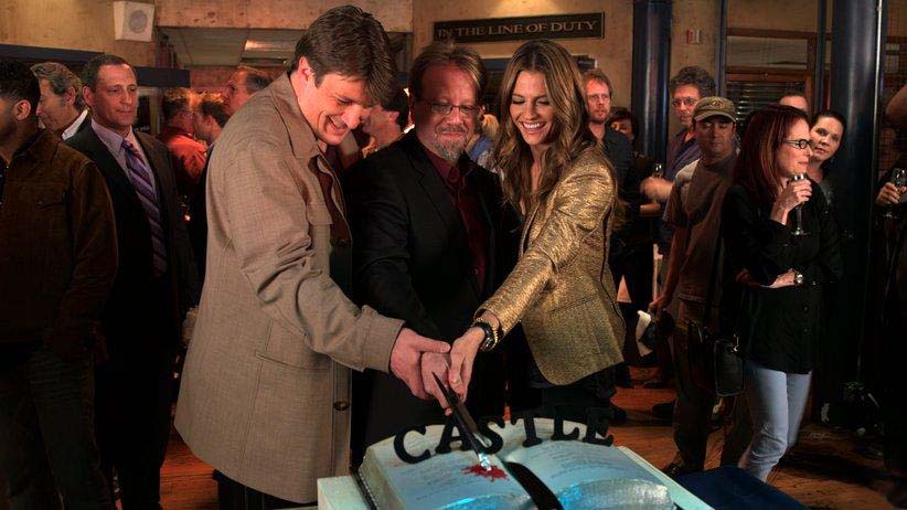 Castle : Fotos Nathan Fillion, Andrew Marlowe, Stana Katic