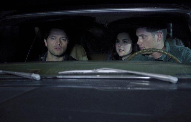 Supernatural : Poster Misha Collins, Jensen Ackles, Rachel Miner