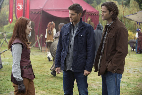 Supernatural : Fotos Felicia Day, Jensen Ackles, Jared Padalecki
