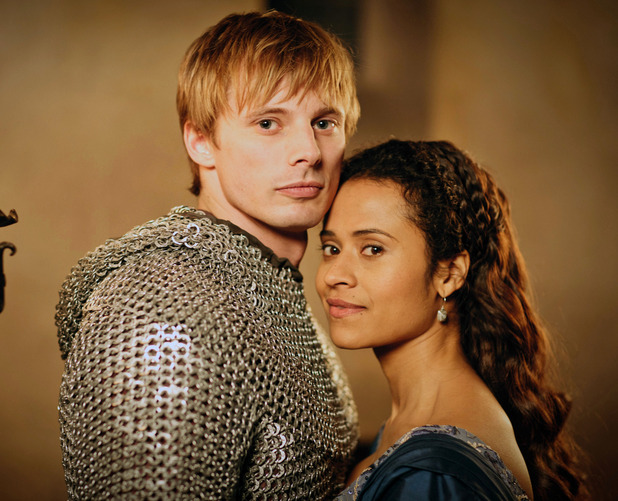 Merlin : Fotos Angel Coulby, Bradley James (II)