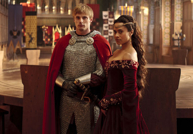 Merlin : Fotos Angel Coulby, Bradley James (II)