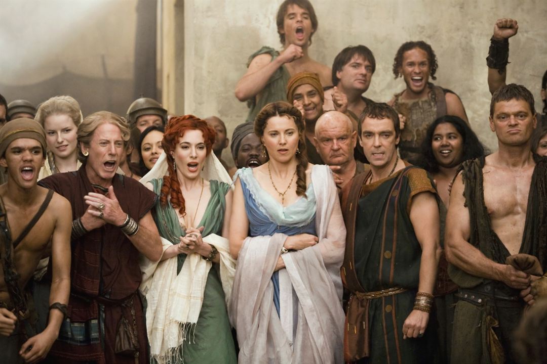 Spartacus: Gods of the Arena : Fotos Jaime Murray, John Hannah, Lucy Lawless