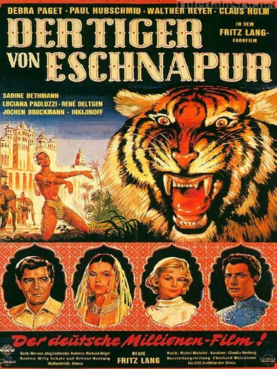 O Tigre da Índia : Poster
