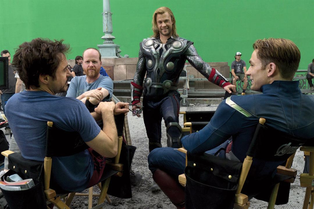 Os Vingadores - The Avengers : Fotos Chris Hemsworth, Robert Downey Jr., Joss Whedon