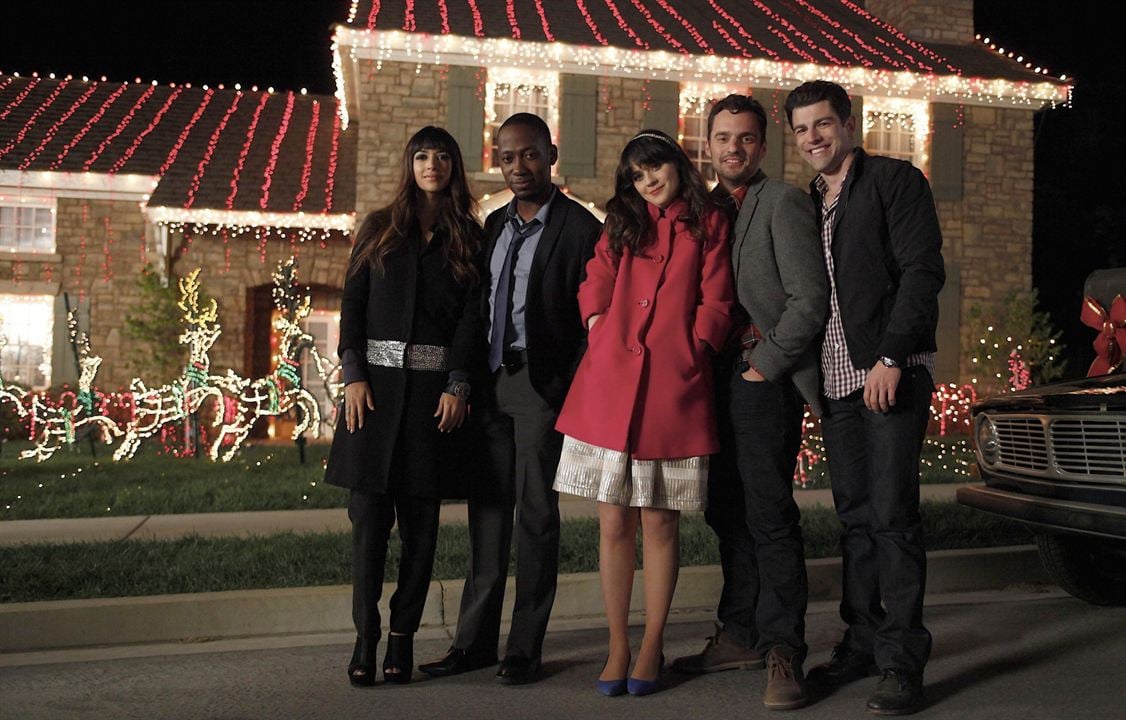 New Girl : Fotos Jake Johnson, Zooey Deschanel, Hannah Simone, Lamorne Morris, Max Greenfield