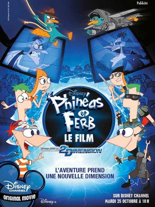 Phineas e Ferb - O Filme - Através da 2ª Dimensão : Poster