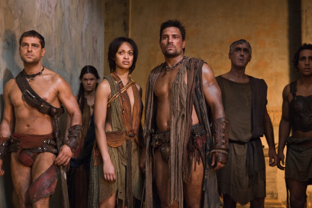 Spartacus : Fotos Cynthia Addai-Robinson, Manu Bennett
