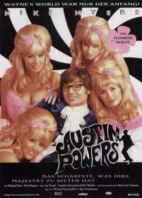 Austin Powers - Um Agente Nada Discreto : Poster