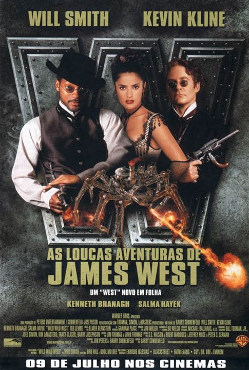 As Loucas Aventuras de James West : Poster