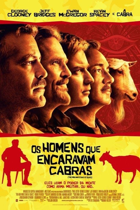 Os Homens que Encaravam Cabras : Poster