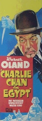 Charlie Chan no Egito : Poster