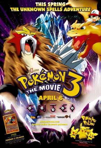 Pokémon 3: O Feitiço dos Unown : Poster
