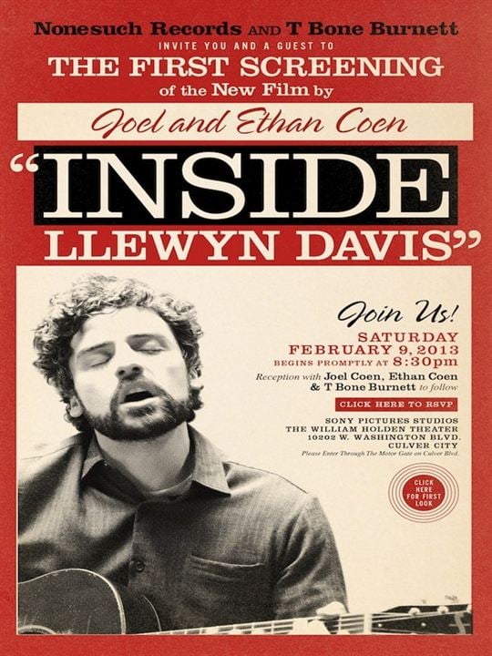 Inside Llewyn Davis: Balada de um Homem Comum : Poster