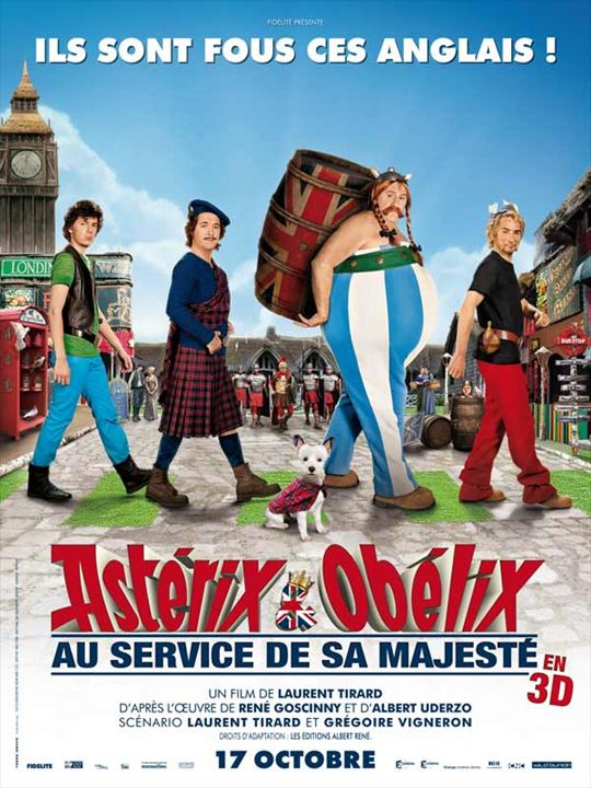 Asterix e Obelix: Ao Serviço de Sua Majestade : Poster