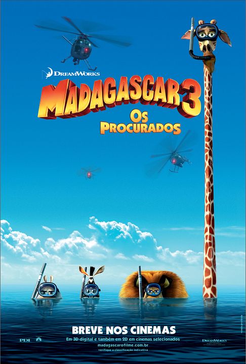 Madagascar 3 - Os Procurados : Poster