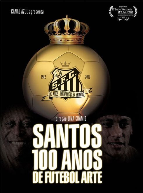 Santos, 100 Anos de Futebol Arte : Poster