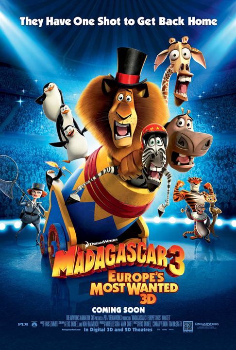Madagascar 3 - Os Procurados : Poster